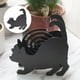 thumbnail image 2 of Quemador de incienso de metal con forma de gato, resistente al fuego y a la intemperie. Estirar gato, 2 of 9
