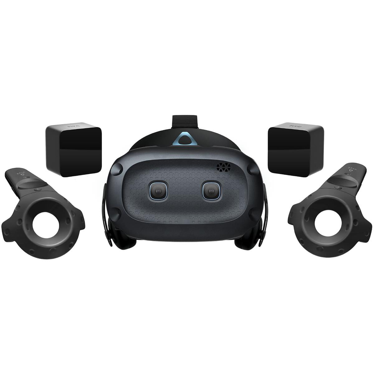HTC VIVE Cosmos Elite VR Headset - Bundle With 3x VIVE Tracker (3.0),  Rebuff TrackBelt + 2 Track Straps Body Tracking VR Bundle