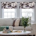 thumbnail image 4 of LALILO Kitchen Curtain Valance Watercolor Splashes Rod Pocket Window Curtain 52"x 18" Set of 2, 4 of 7