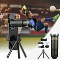 thumbnail image 4 of 36X Zoom Phone Lens Kit, Universal Clip-On Camera Lens for Smartphones, HD Telephoto Macro Wide Angle Lens, Includes Tripod, Perfect for Photography, 4 of 9