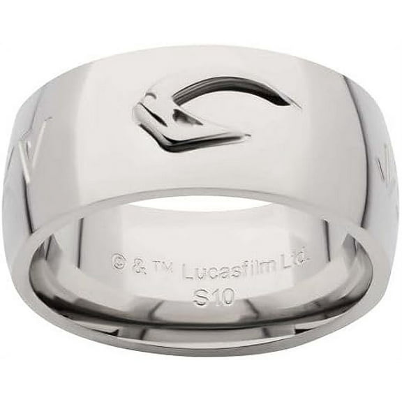 Stars Wars Mandalorian “This Is The Way” Ring - Officially Licensed Collectible Ring, Size - 12