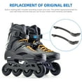 thumbnail image 2 of 3 juegos de correas para patines con hebillas reemplazables (negro), 2 of 7