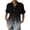 Black, variant on 2026 Summer Print Blouse for Women V Neck 3/4 Sleeve Solid Color Breathable Loose Fit Casual Sexy Top for Daily Work Party Women Shirts Summer Yellow L by Duoif