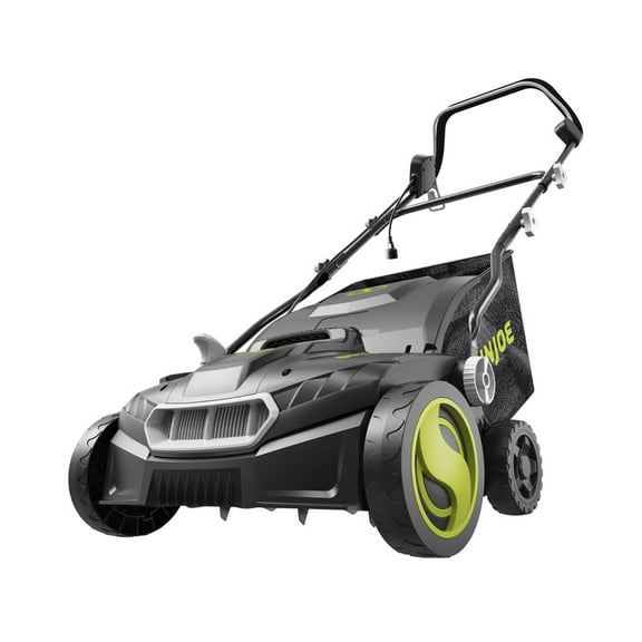 Restored Sun Joe AJ808E Electric Lawn Dethatcher   Scarifier | W/ Collection Bag | 15-inch | 15-Amp (Refurbished)