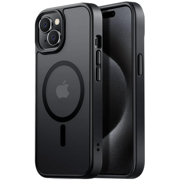 Funda Tigowos para iPhone 15 Plus y iPhone 14 Plus negra