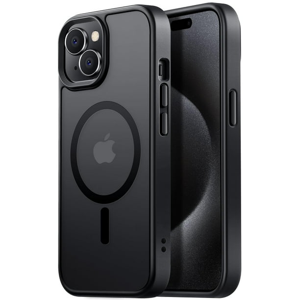 Funda Tigowos para iPhone 15 Plus y iPhone 14 Plus negra