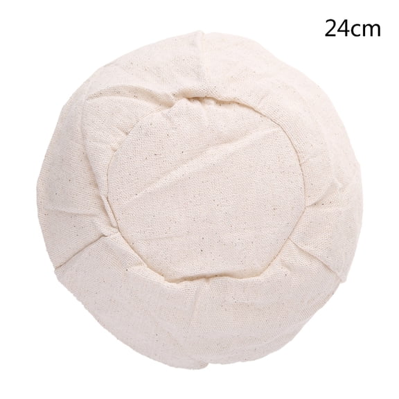 Necvior Rattan Baking Dough Basket Cover Natural Rattan Banneton Proofing Cloth 2 Sizes