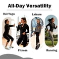 thumbnail image 6 of Hipuroga Womens Lightweight Cropped Workout Jackets Zip Up Slim Fit Yoga Jacket with Thumb Holes for Athletic Running Black M, 6 of 6