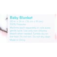 thumbnail image 3 of Disney Minnie Mouse - Pink, White and Black Super Soft Plush Baby Blanket, 3 of 6