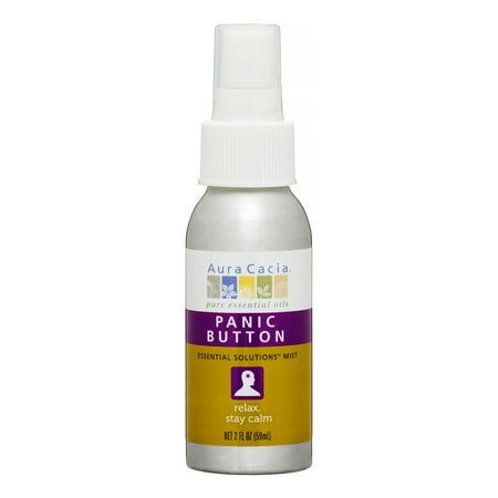 Aura Cacia Essential Solutions Mist, Panic Button, 2 Oz