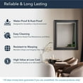 thumbnail image 5 of Head West Alderton Black and Silver Framed Beveled Mirror - 34.5" H x 28.5" L X 1" D, 5 of 9