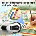 thumbnail image 2 of Label Maker Zodzi, estampado vintage, con 3 rollos de cinta 3D de 9 mm, 2 of 9