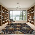 thumbnail image 2 of ODIKA 3'x5' Machine Washable Non-Slip Area Rug, Antique Gold High Traffic Rug, Gold, 1253584, 2 of 7