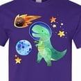 thumbnail image 4 of Inktastic Tyrannosaurus Rex Vs. Meteor Fun Space Dinosaur T-Shirt, 4 of 5