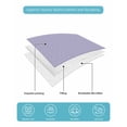 thumbnail image 5 of Quilts Twin XL Size, Pure Lavender Soft Comforter Bedding Set for Bed, Simple Solid Color Lightweight Quilted Bedspread with Pillow Cover(2 Pieces) for All Season, 68x98 Inch, 5 of 6