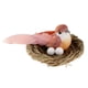 thumbnail image 2 of do De Aves De Artificial + Pájaro De Espuma 2pcs Huevos De Aves Para Decoración Del Jardín Del Hogar Macarena Ornamento del jardín al aire libre, 2 of 8