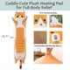 thumbnail image 5 of Heating Pad for Menstrual Cramps Period & Neck Shoulder Pain Relief, Portable Cuddly 19.7" Plush Cat with a Hot Soft Belly (Brown), 5 of 5