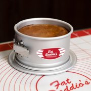 Fat Daddio's PSF-63 6 x 3 Inch Round Cake Pan, Anodized Aluminum Springform Pan, Removable Base, Silver