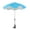 Blue, variant on Rbaofujie Baby Stroller Parasol, 30in Universal Umbrella with Clamp, 360 Degree Adjustable UV Stroller Sun Shade, Waterproof Umbrella for Trolley, Bike, Wheelchair, Beach Chair