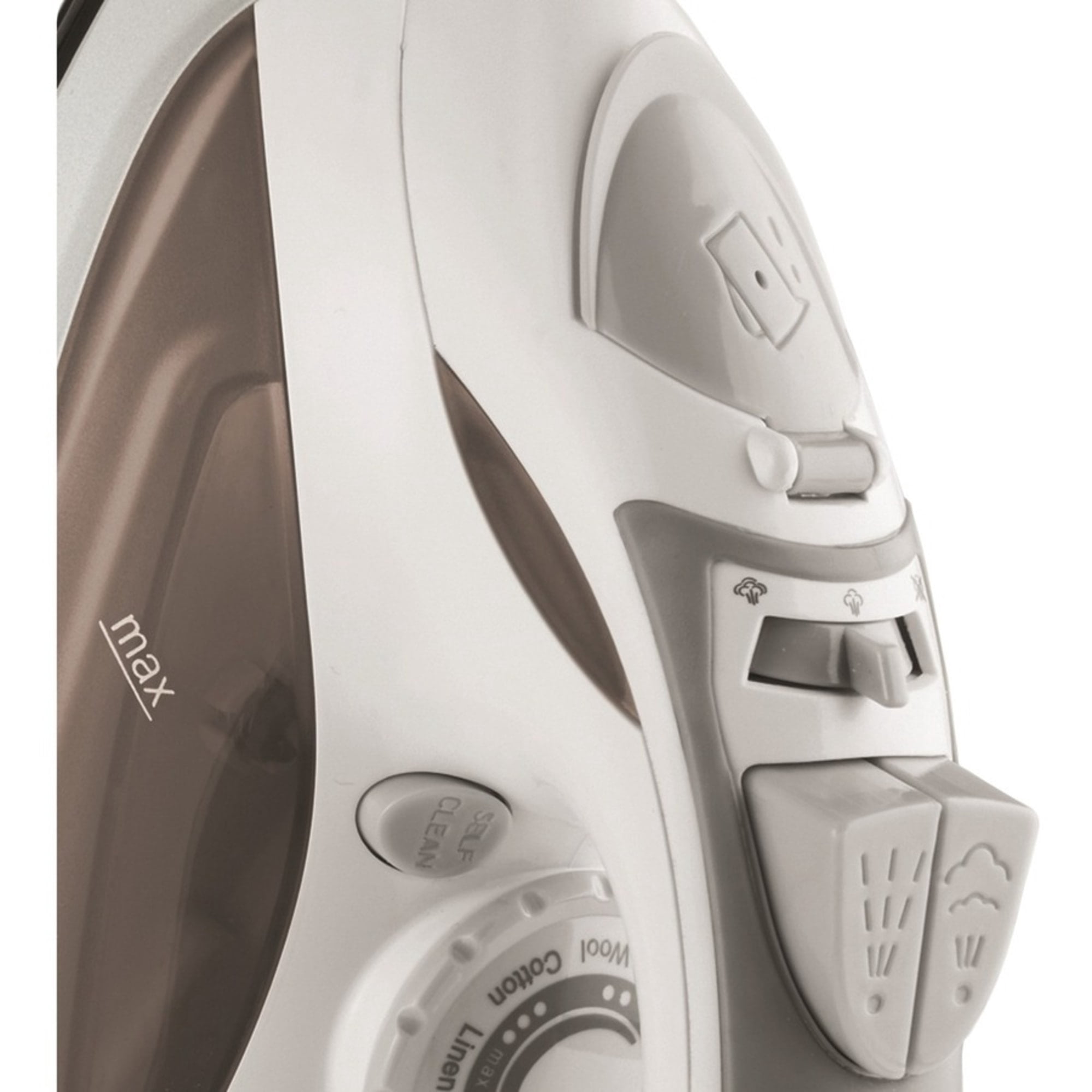 Brentwood MPI-90 Steam Iron With Auto Shut-Off, White