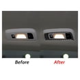 thumbnail image 5 of Carbon Fiber Red Interior Rear Roof Light Lamp Trim Frame Cover Sticker for- 2010-2016 Car Trim, 5 of 5