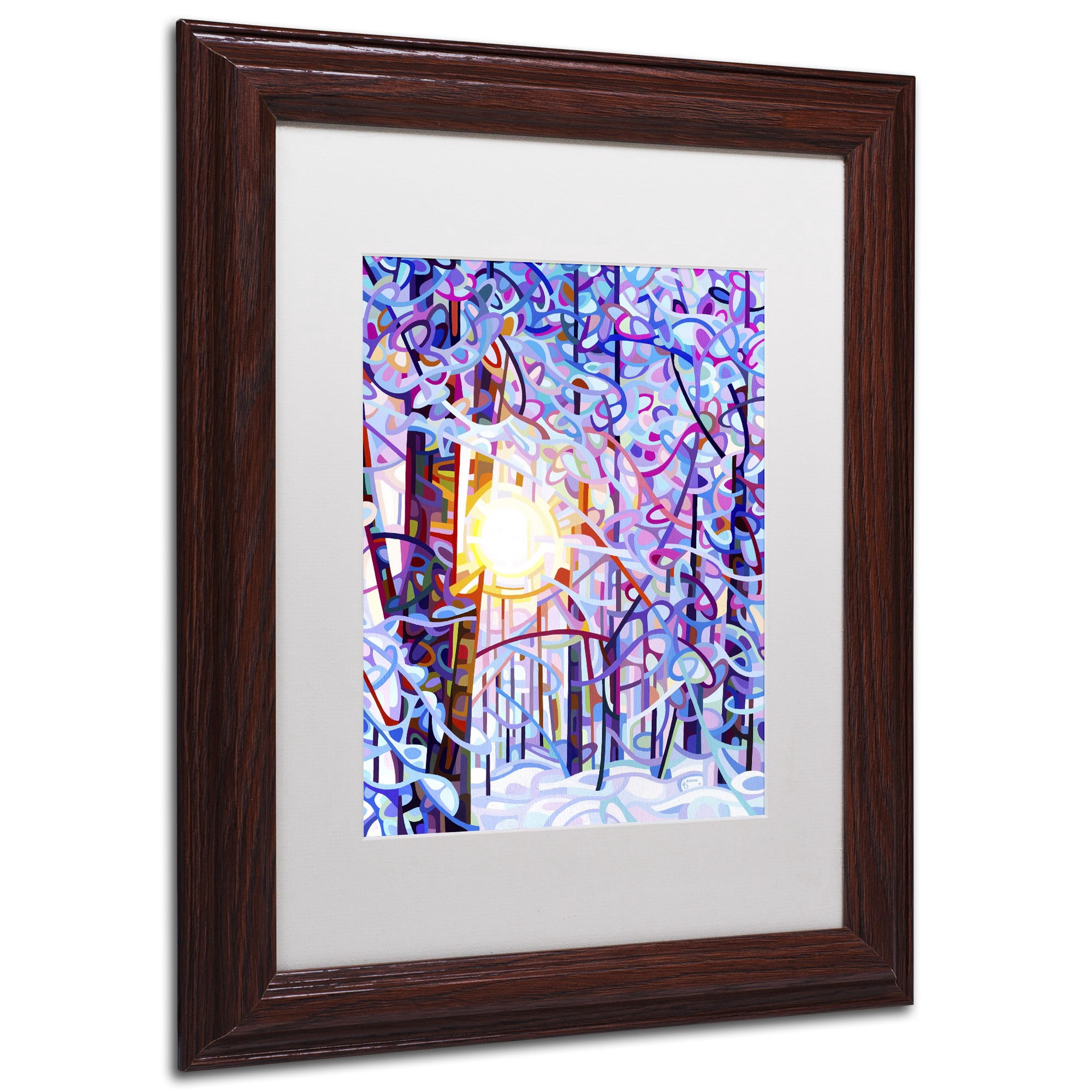 Mandy Budan 'Early Riser' Matted Framed Art