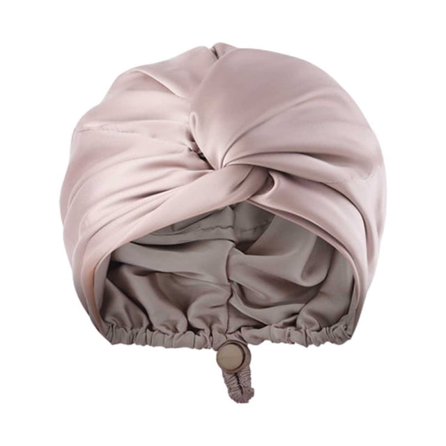 Adjustable Satin Hair Bonnet - Double Layer, Anti-Friction & Breathable, for Sleeping and Hair Protection
