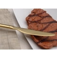 thumbnail image 6 of 20 Pieces Gold Plated Stainless Steel Flatware Set, Sliverware Cutlery Set Service for 4, Mirror Polished, 6 of 7