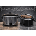thumbnail image 4 of 10qt Creamic Slow Cooker Pot for Hamilton Beach Slow Cooker Model 33195, 4 of 5