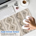 thumbnail image 4 of Long Mouse Pads for Desk,Beige Geometric Chevron Diamond Pattern Desk Mats on Top Of Desks, Desk Mouse Pad Extra Large with 3mm Non-Slip Base and Stitched Edge for Gaming,Office,Work,Home 31.5"x15.7", 4 of 6