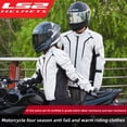 thumbnail image 2 of LS2-Conjunto de ropa para montar en moto para hombre, chaqueta cálida a prueba de viento, anticaída, Motocross, Nivel CE, Original, 2 of 5