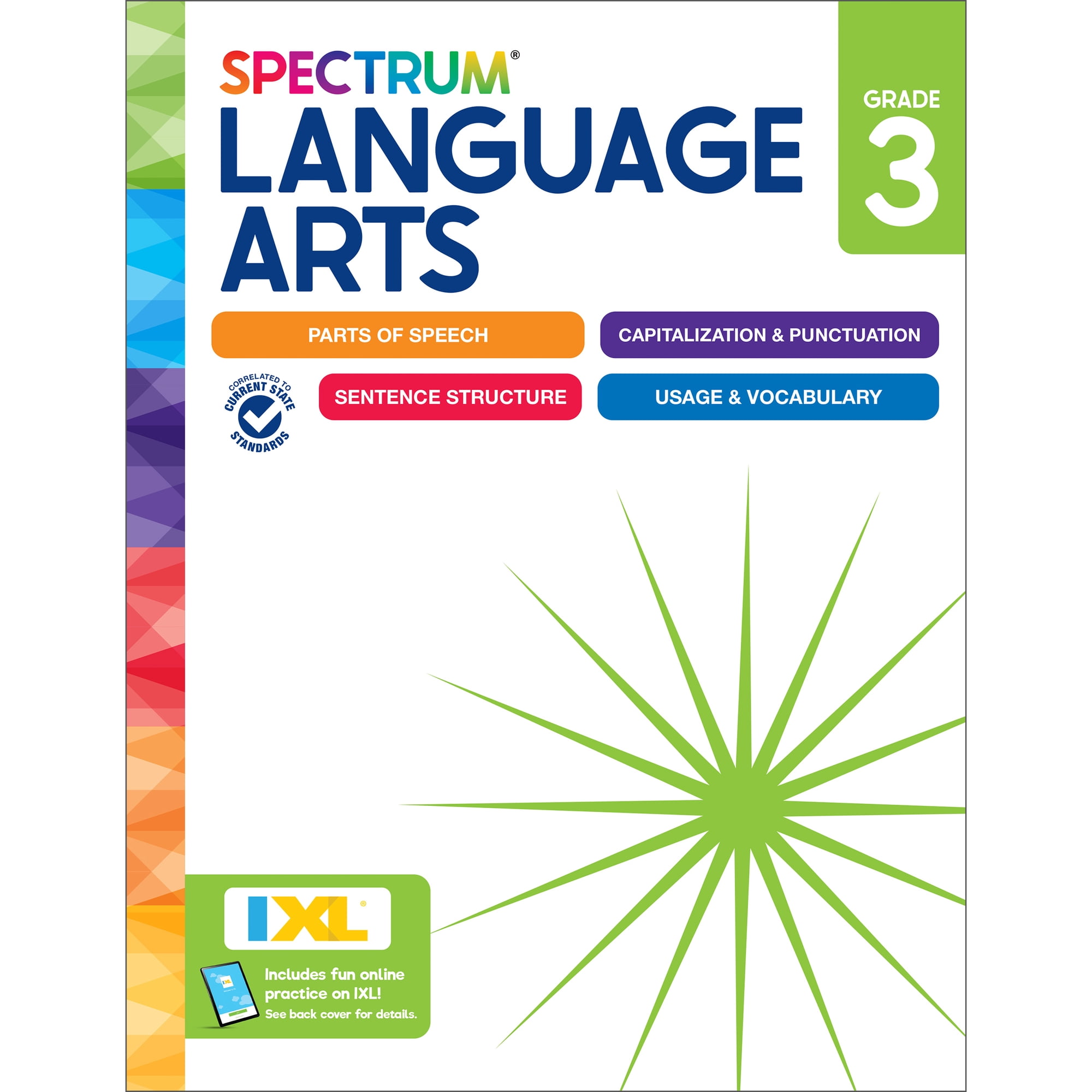 Spectrum Language Arts Workbook (192 pages) Grade 3