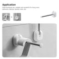 thumbnail image 2 of Foldable Hanger Wall Mounted Holder Cloth Shelf Laundry Room Bathroom Clothes Organizer Closet System Drying Rack, 2 of 6