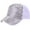 White, variant on WEIYLL Baseball Cap Women Summer Rhinestone Casual Stylish Travel Accessory Breathable Mesh Headwear Hat