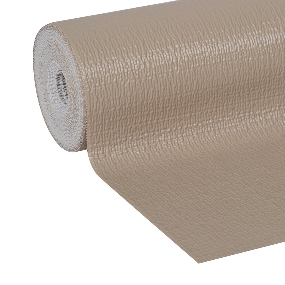 EasyLiner Smooth Top 12 in. x 20 ft. Taupe PVC Shelf Liner