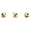 Gold, variant on M Buder 300 Pieces Small Craft Bells 0.24 inches / 6mm Colorful Tiny Iron Jingle Bells for DIY Jewelry Making, Pet Collars, and Holiday Decorations