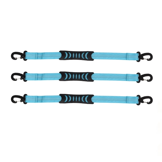 Laisse de Patin à Roulettes, Sangle de Transport pour Bottes de Planche à Neige Coutures Fines Nylon Portable Durable 3 Pcs pour Extérieur Noir, Rouge, Bleu, Orange