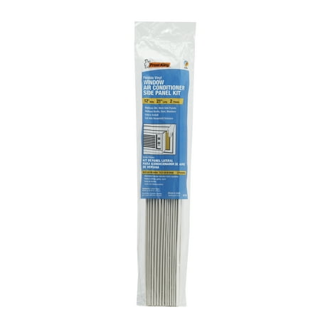 Frost King® AC18A Air Conditioner Side Panel Kit, 2-Pack, 0.75" x 5" x 14, White