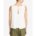 thumbnail image 3 of Polo Ralph Lauren Back Slit Sleeveless Top Marshmallow 2, 3 of 3
