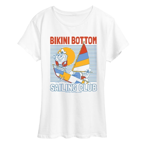 SpongeBob SquarePants - Bikini Bottom Sailing Club - Women's Short Sleeve Graphic T-Shirt