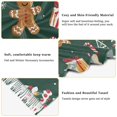 thumbnail image 5 of FORMRS Womens Scarf Winter Soft Long Big Warm Shawls Wrap Tassel Scarves, Green Christmas Gingerbread, 5 of 9