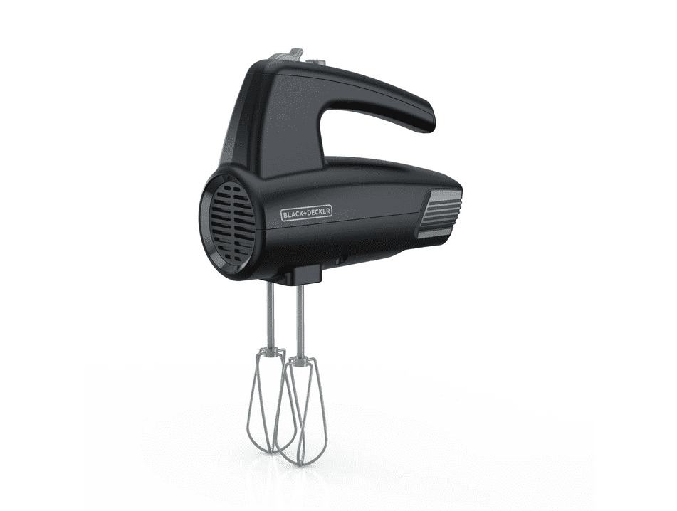 Open Box BLACK+DECKER 5-Speed Hand Mixer, Black, MX410B
