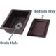 thumbnail image 3 of Juego de 6 macetas de entrenamiento para bonsái con bandeja, maceta cuadrada de plástico, maceta para plantas suculentas para jardín, sala de estar esquí esquí Gafas de esquí, 3 of 5