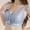 Blue, variant on Women's Front Open Bra Traceless Adjustable Machine Washable Fixed Cup Bra Vest Bra Women Bras Push up Sports Bra Women Underwire Bras for Women Compression Sports Bra plus Size Sports Bra Woman
