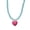 A, variant on Playful Rainbow Heart Glass Beaded Clavicle Necklace With Ti Steel Clasp Perfect For Everyday Wear