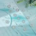 thumbnail image 3 of Stainless Steel DIY Earring Kits 20pcs 304 Stainless Steel Earring Hooks 6Pcs Boho Earring Charms Flower Filigree Pendants 100pcs Open Jump Rings 30pcs Eye Pin and Leaf Pendants, 3 of 8
