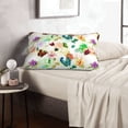 thumbnail image 6 of Lsque Floral Vintage Pattern Pillow Case – Soft & Cozy Throw Pillow Cover, Hypoallergenic Cushion Case for Sleeping Women with Envelope Closure-14"x20", 6 of 6