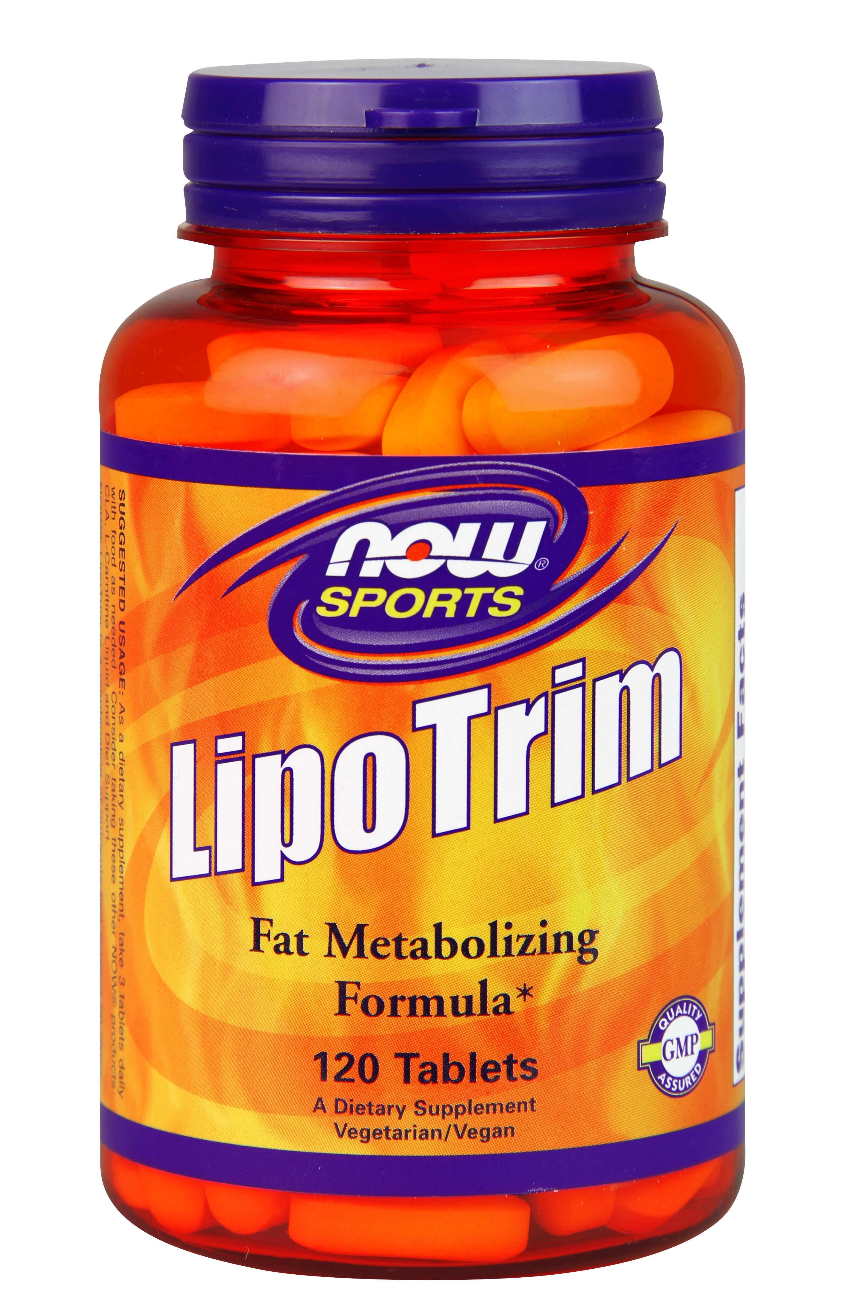 NOW Foods Vegetarian LipoTrim Fat Metabolizing Formula, 120 Ct
