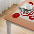 thumbnail image 4 of HAOXIT Quote Table Cloths Rectangle I Just Want to Drink Wine and Deep in My Tablecloths Decoration Polyester for Outdoor Indoor Home Party Picnic Black Red White, 4 of 7