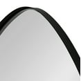thumbnail image 3 of Kate and Laurel Rollo Framed Triangle Mirror, Black 24x24, 3 of 8